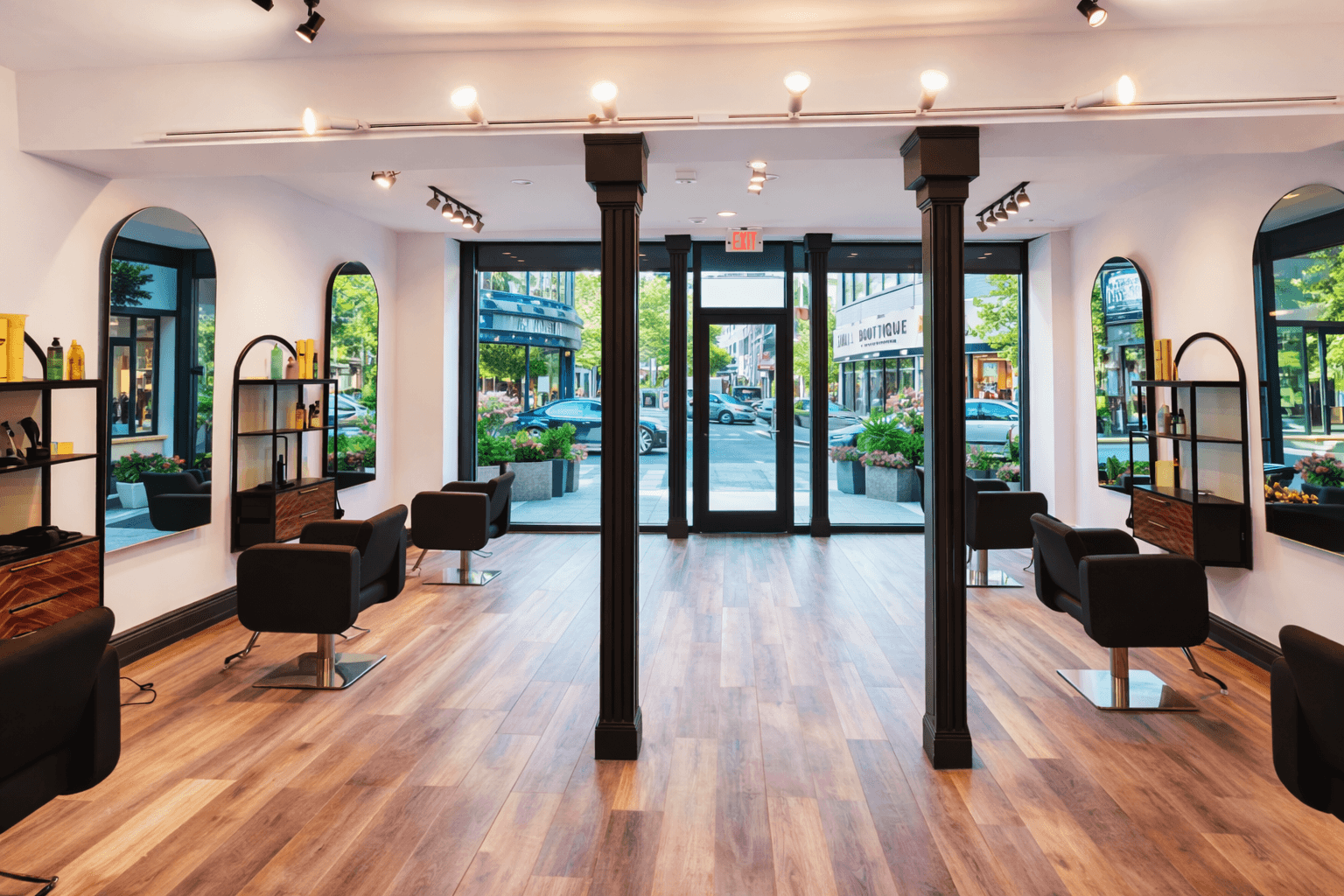 Interior of Team Hair Pro salon